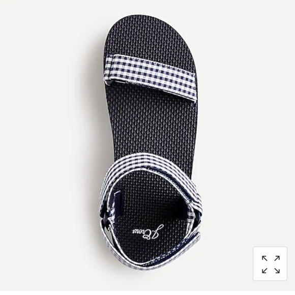 Sporty Strap Sandal in Gingham - Size 9.5 - Picture 3 of 3